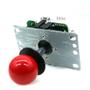 Imagem de Joystick SANWA Clássico de 8 Vias com Restrictor Quadrado e Conector de 5 Pinos para Arcade