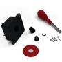 Imagem de Joystick Vermelho com Micro - Electromatic 90x75mm