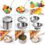 Imagem de Juboury Kitchen Pretend Play Toys with Inoxidy Steel Cookware Pots and Pans Set, Cooking Utensils, Apron & Chef Hat, Cutting Vegetables for Kids, Girls, Boys, Toddlers