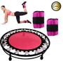 Imagem de Jump Pink Profissional Cama Elástica + Caneleira2 Kg Pink