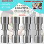 Imagem de Junta Conexão Uniao Lokring 5/16 X 5/16 Aluminio Kit Com 4 Pç