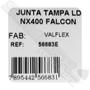 Imagem de Junta Tampa Direita Nx 400 Falcon 1999 A 2015 Valflex