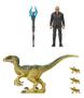 Imagem de Jurassic World Dominion Dr.ian Malcolm & Velociraptor Mattel