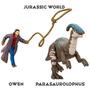 Imagem de Jurassic World - Mini Boneco Owen + Dinossauro Parasaurolophus - Mattel GWM29