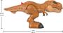 Imagem de Jurassic World Toys Fisher-Price Imaginext Jurassic World Toys Thrashin Action T Rex Boneco de dinossauro para crianças em idade pré-escolar de 3 a 8 anos, vários