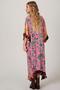Imagem de Kaftan Amplo com Rosa Estampado Patchwork Yacamim J2
