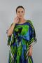 Imagem de Kaftan Longo Ge00325 Vestido Colorido Estampado Elegante