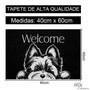 Imagem de Kapazi capacho vinil pet dog 40cm x 60cm welcome yorkshire