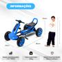 Imagem de Kart Azul Carrinho de Passeio Pedal UNI TOYS 