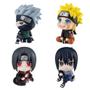 Imagem de Kawaii 9.5cm Anime Figura Naruto Kakashi Sasuke Itachi PVC Modelo Decoração De Carro Brinquedo