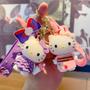 Imagem de Kawaii Hello Kitty Kuromi Melodia Cinnamoroll Chaveiro Para Meninas Carro Mochila Pingente Presentes