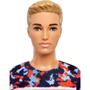 Imagem de Ken Fashionistas 118 Loiro Com Bermuda Azul FXL65 - Mattel