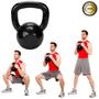 Imagem de Kettlebell 10 Kg Emborrachado Fundidos Fitness Academia