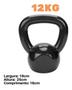 Imagem de Kettlebell Emborrachado 12Kg - Exercício Funcional Super Premium