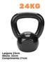 Imagem de Kettlebell Emborrachado 24Kg - Exercício Funcional Super Premium