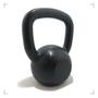 Imagem de Kettlebell Pintado 6Kg (Unidade) Exercício Funcional Preto