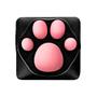 Imagem de Keycap Gamer Zomo Kitty Paw - Black Pink - Silicone Macio