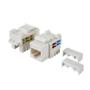 Imagem de Keystone EVUS C-101 RJ-45 Femea CAT5E Branco