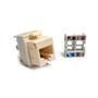 Imagem de  keystone rj45 cat6 essential-6  kit c/ 5 peças
