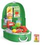 Imagem de Kid+ Kit Maleta Mochila Super Mercado - Feirinha - Mercadinho - 22 Peças - Comerciante - Candide - 9715