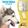 Imagem de Kilab Lenços de limpeza de dentes para cães e gatos, remover Bad Bre