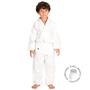 Imagem de Kimono de Judo Jiu-Jitsu Infantil MKS Seitô Branco com faixa Branca