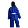 Imagem de Kimono Feminino Jiu-Jitsu Judô Adulto Reforçado Azul 1 Fit
