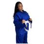 Imagem de Kimono Feminino Jiu-Jitsu Judô Adulto Reforçado Azul 1 Fit