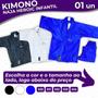 Imagem de Kimono Infantil Naja Heroic Vagui + Calça Judô Karatê Jiu Jitsu Criança 