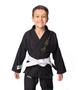 Imagem de Kimono Jiu Jitsu Infantil Sarja Preto com Dourado