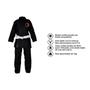 Imagem de Kimono Jiu jitsu Judo trançado Infantil Blackdragon Preto