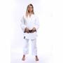 Imagem de Kimono Karate Flex - Brim Reforçado - Branco Adulto - Torah