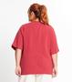 Imagem de Kimono Plus Size Feminino Em Linho Secret Glam Vermelho