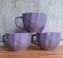 Imagem de Kir com 3 Xicara De Porcelana Prisma Para Cha Uva 200Ml - PORCELANAS HR