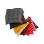Imagem de Kit 02 Assentos Futon Para Cadeira 35x35cm Cores Variadas