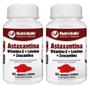 Imagem de Kit 02 astaxantina + vit. e + luteina + zeaxantina 540mg 60caps nutrivitalle