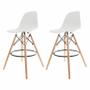 Imagem de Kit 02 Banquetas Altas Eames Charles Eiffel