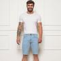 Imagem de Kit 02 Bermudas Jeans Longa Lisa Masculina 