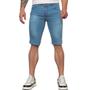 Imagem de Kit 02 Bermudas Jeans Longa Lisa Masculina 