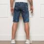 Imagem de Kit 02 Bermudas Jeans Longa Lisa Masculina 