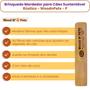 Imagem de Kit 02 Brinquedo Mordedor Natural Para Cachorro Wood N Pets Madeira de Roer Pequeno - 12cm