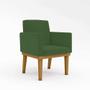 Imagem de Kit 02 Cadeiras Com Base Mesa De Estudos Poltrona Decorativa
