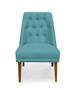 Imagem de Kit 02 Cadeiras De Jantar Bela Suede Azul Turquesa - Meu Lar Decorações de Ambientes