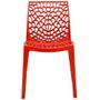 Imagem de Kit 02 Cadeiras Decorativas Sala de Jantar Gruvyer Vermelho - Lyam Decor
