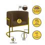Imagem de Kit 02 Cadeiras Poltrona Sala Quarto Base de Metal Gold