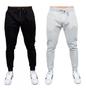 Imagem de Kit 02 Calças De Moletom Masculina Jogger Treino Academia M1