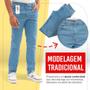 Imagem de Kit 02 Calças Jeans Masculina - Tradicional