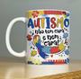 Kit 02 Caneca Porcelana Frase Autismo Enquanto Existir Amor Não Haverá Diferenças - Villa Caneca Imagem de Kit 02 Caneca Porcelana Frase Autismo Enquanto Existir Amor Não Haverá Diferenças