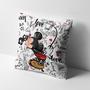 Imagem de Kit 02 Capas De Almofada Personalizadas Mickey e Minnie Para Sala e Quarto Decorativas Com Zíper!