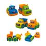 Imagem de Kit 02 Carrinhos Happy Monta e Desmonta Brinquedo Infantil